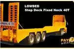 Trailers 40T STEP DECK FIXED NECK LOW BED 2017