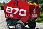 Haymaking and Silage S2336 Red Staalmeester B70 Mini Round Baler New Im