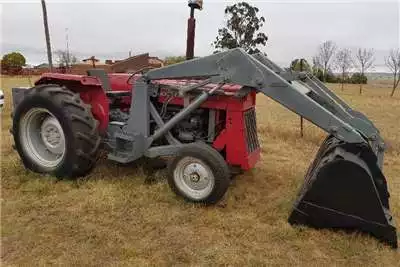 Tractors MF 50 tractor with front loader