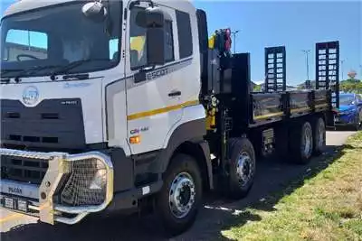 Crane Trucks New UD Quester 420 8x4 AMT with Flatdeck and Crane 2021