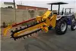 Irrigation Trenching implement. Tractor mounted chain trenche