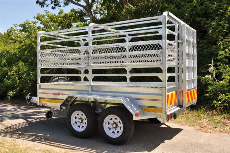 Agricultural trailers Livestock trailers Newly built double axel cattle/livestock trailer f