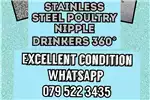 Livestock Stainless Steel poultry/rabbits drinking nipples 3