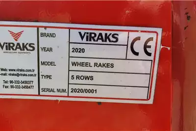 Other Haymaking and silage Rakes Viraks 5 tol rakes 2020 for sale by Sturgess Agriculture | AgriMag Marketplace