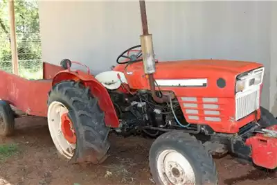Tractors Red Yanmar Tractor