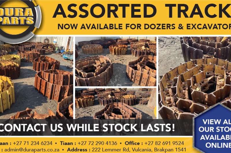 Machinery spares Undercarriages Dozer and Excavator Tracks
