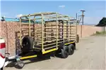 Agricultural Trailers Round Barred Cattle Trailer 3.5 ton . Livestock Tr