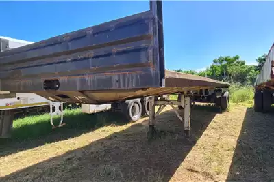 Flatdeck trailer 9.2 meter flat deck double axle trailer NO NATiS for sale by Ocean Used Spares KZN | Truck & Trailer Marketplace