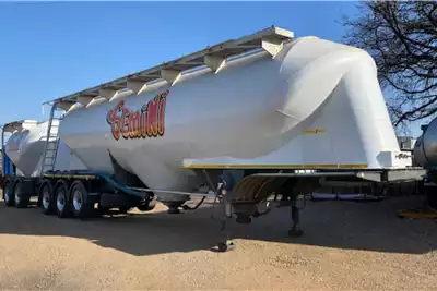 Trailers 65m³ Dry Goods Tanker Semi with Pup 2019