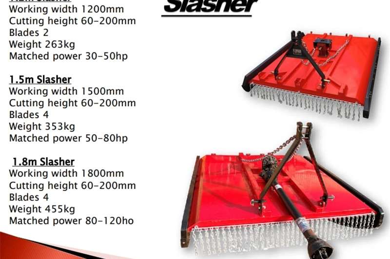 Haymaking and silage Slashers ROTARY MOWER SLASHER ( SLZ 1.5m) ( OFFICIAL DEALER for sale by Private Seller | AgriMag Marketplace