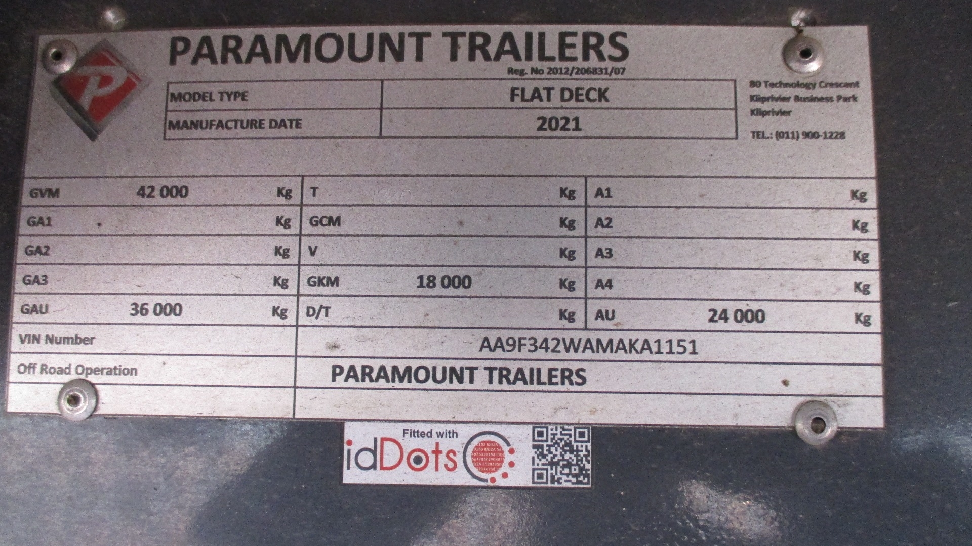 Paramount Trailers Tri Axle Semi 2021 for sale by Boschies cc | Truck & Trailer Marketplaces