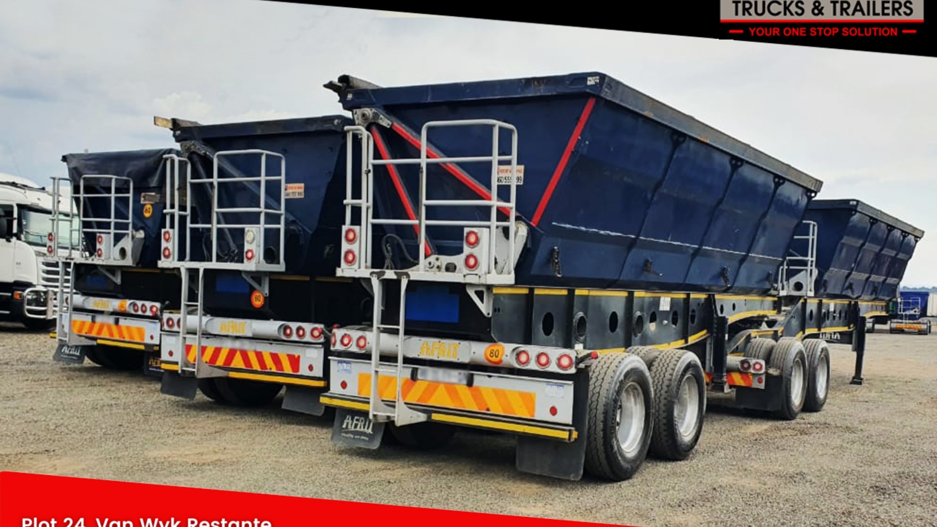 Afrit Trailers Side tipper AFRIT INTERLINK SIDE TIPPERS 2017 for sale by ZA Trucks and Trailers Sales | Truck & Trailer Marketplaces