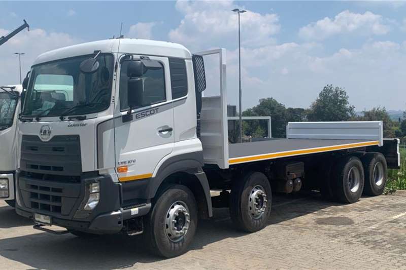 Nissan Flatbed trucks UD QUESTER CGE370 AMT 8X4 Flatdeck body(E57) 2024 for sale by BB Truck Pretoria Pty Ltd | AgriMag Marketplace