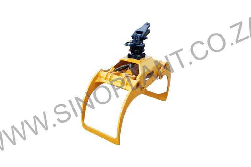 Sino Plant Cranes Attachment Log Handler With Rotator (6 10 t) 2024