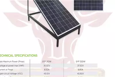 Technology and Power 310-330W Polycrystalline Solar Panel