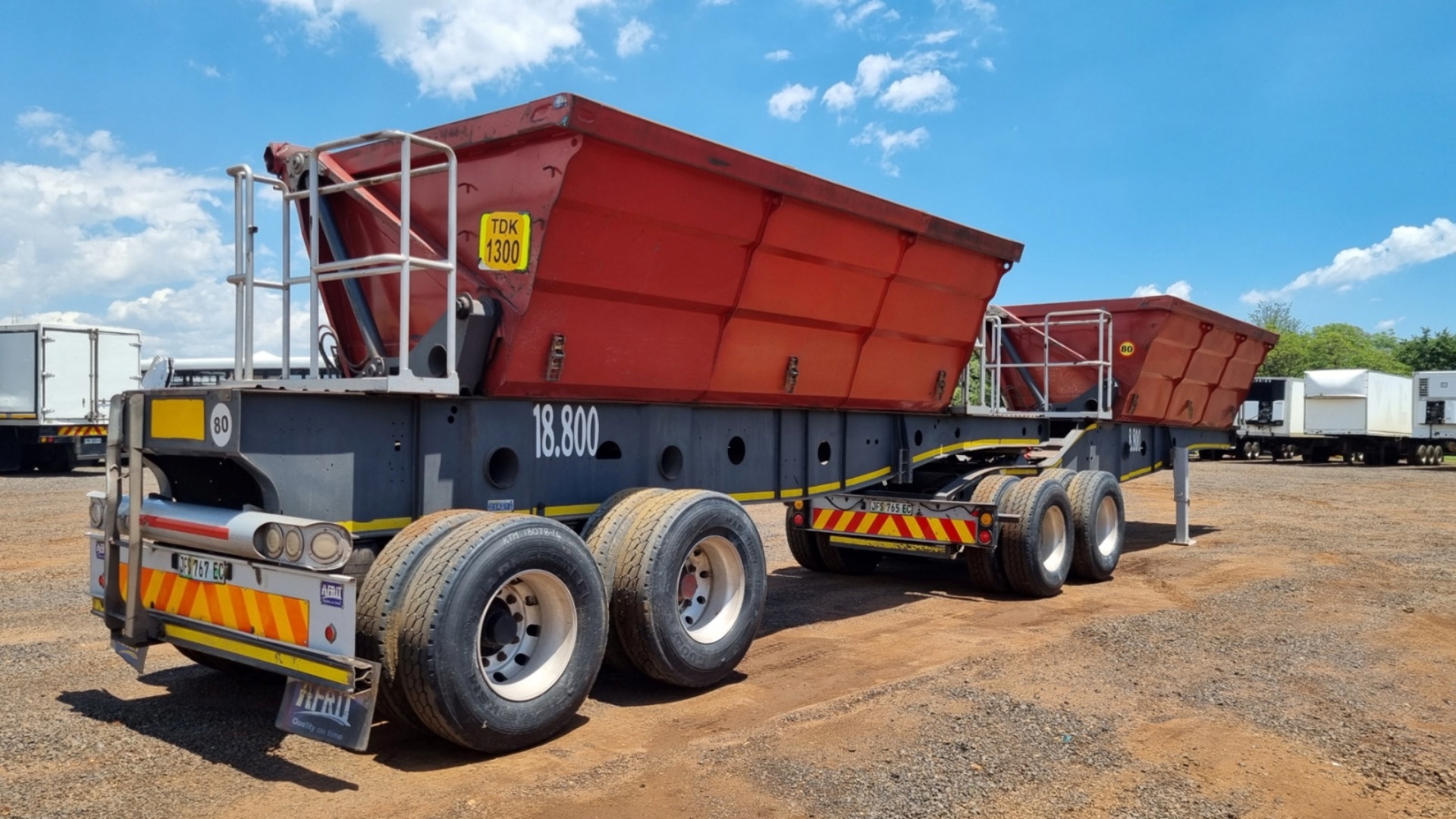 Afrit Trailers AFRIT 25 CUBE SIDE TIPPER LINK 2014 for sale by WCT Auctions Pty Ltd  | Truck & Trailer Marketplaces