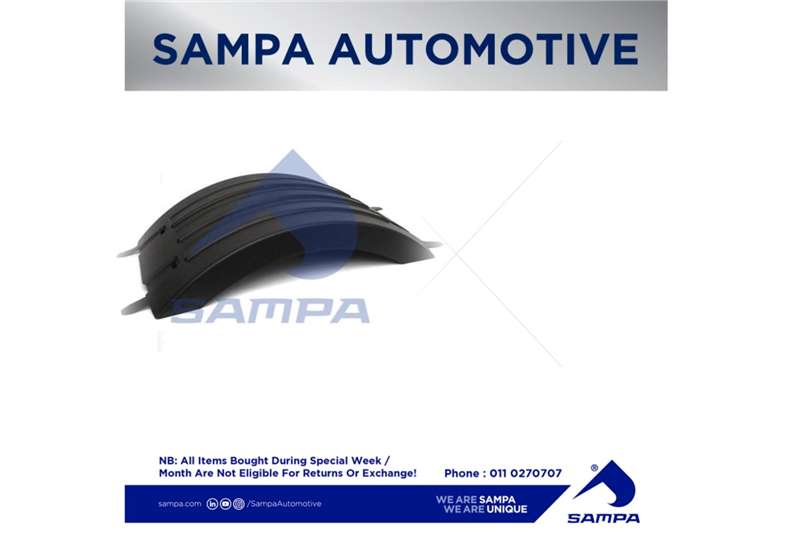 Volvo Truck spares and parts Body FH/FM V3 & V4 Mudguard, Rear Wheel,Upper, Left/Rig 2021 for sale by Sampa Automotive | Truck & Trailer Marketplace