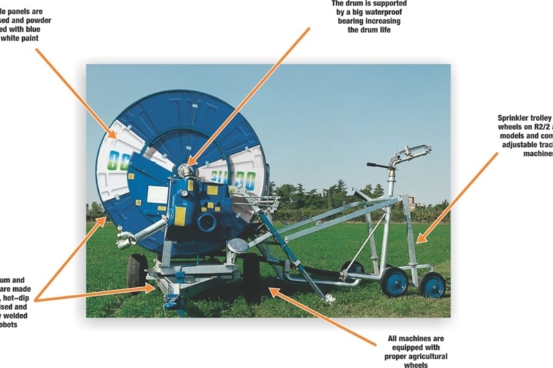 灌溉洒水器和枢轴OCMIS R2/2（100mm/300m）由私人卖方出售的旅行灌溉仪|卡车和拖车市场