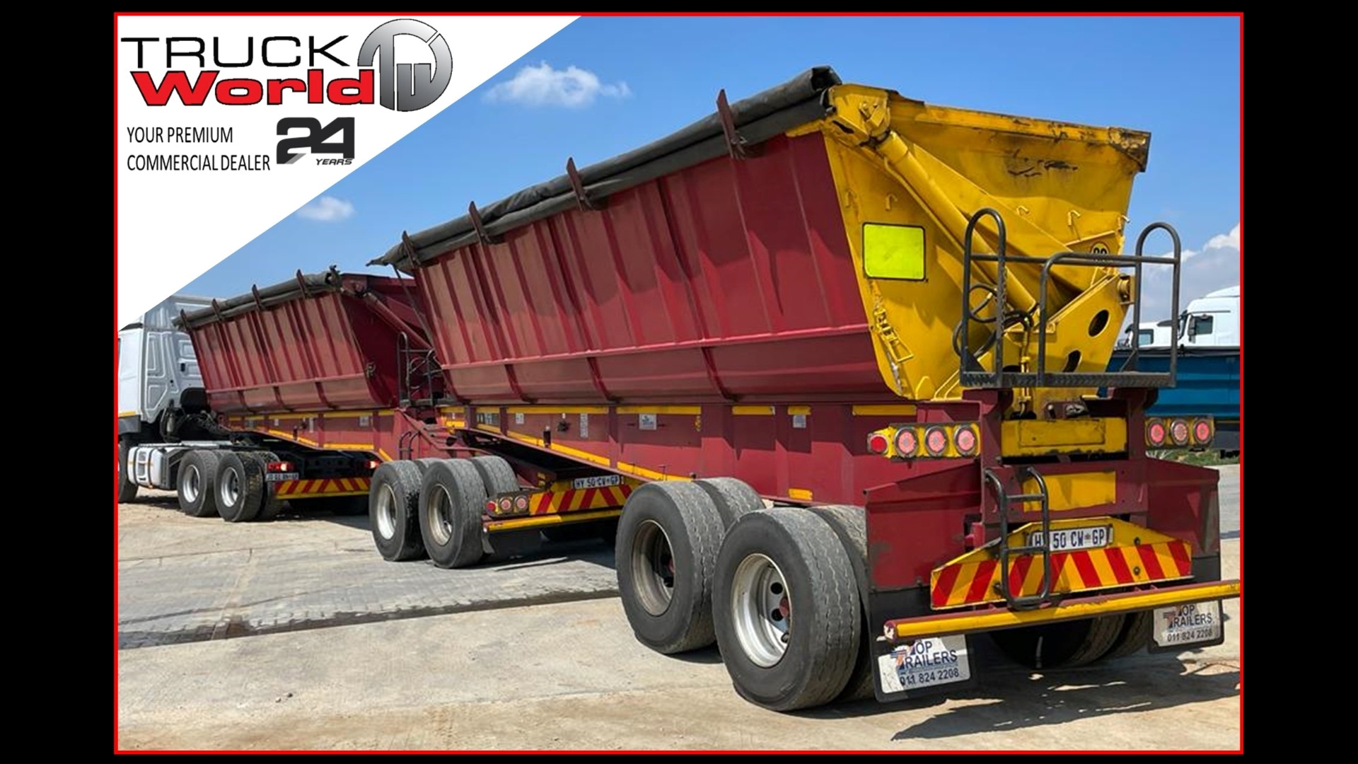 CIMC Trailers Side tipper 40 Cube Side Tipper Link 2019 for sale by Truck World | Truck & Trailer Marketplaces