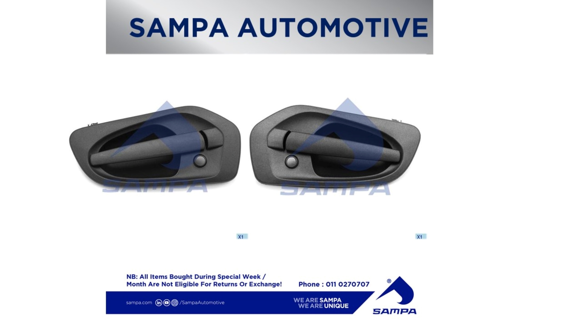 Follow Awakening Pedigree New 2021 Outside Door Handle LH|RH Actros MP4 for sale in Gauteng by Sampa  Automotive | Please Contact
