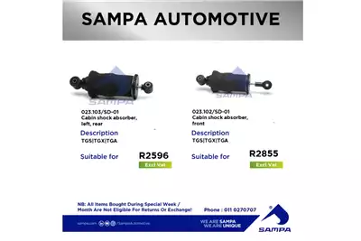Truck Spares and Parts TGS|TGX|TGA |Cabin shock absorber, left, rear / Ca 2021