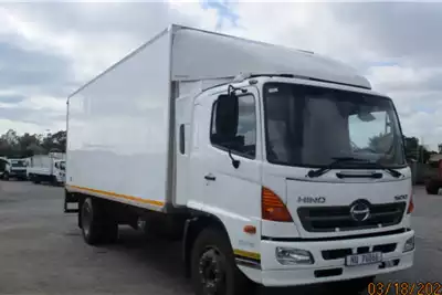 Box Trucks HINO 500 1626 VAN BODY WITH TAIL LIFT 2012