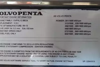 Generator 2013 Genset Engine Volvo Penta 385KVA