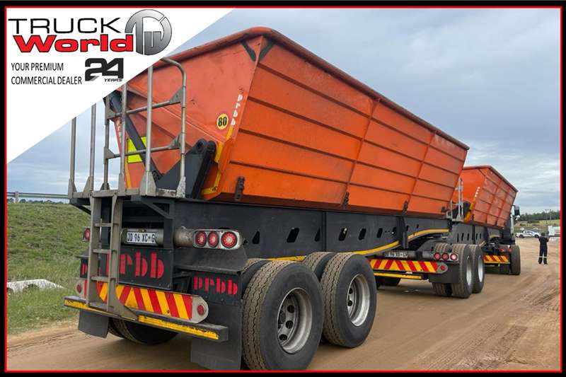 PRBB Trailers Side tipper PRBB 40 Cube Side Tipper Interlinks Available 2019
