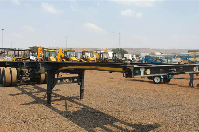 Trailers AFRIT DOUBLE AXLE SKELETAL WITH CONTAINER LOCKS