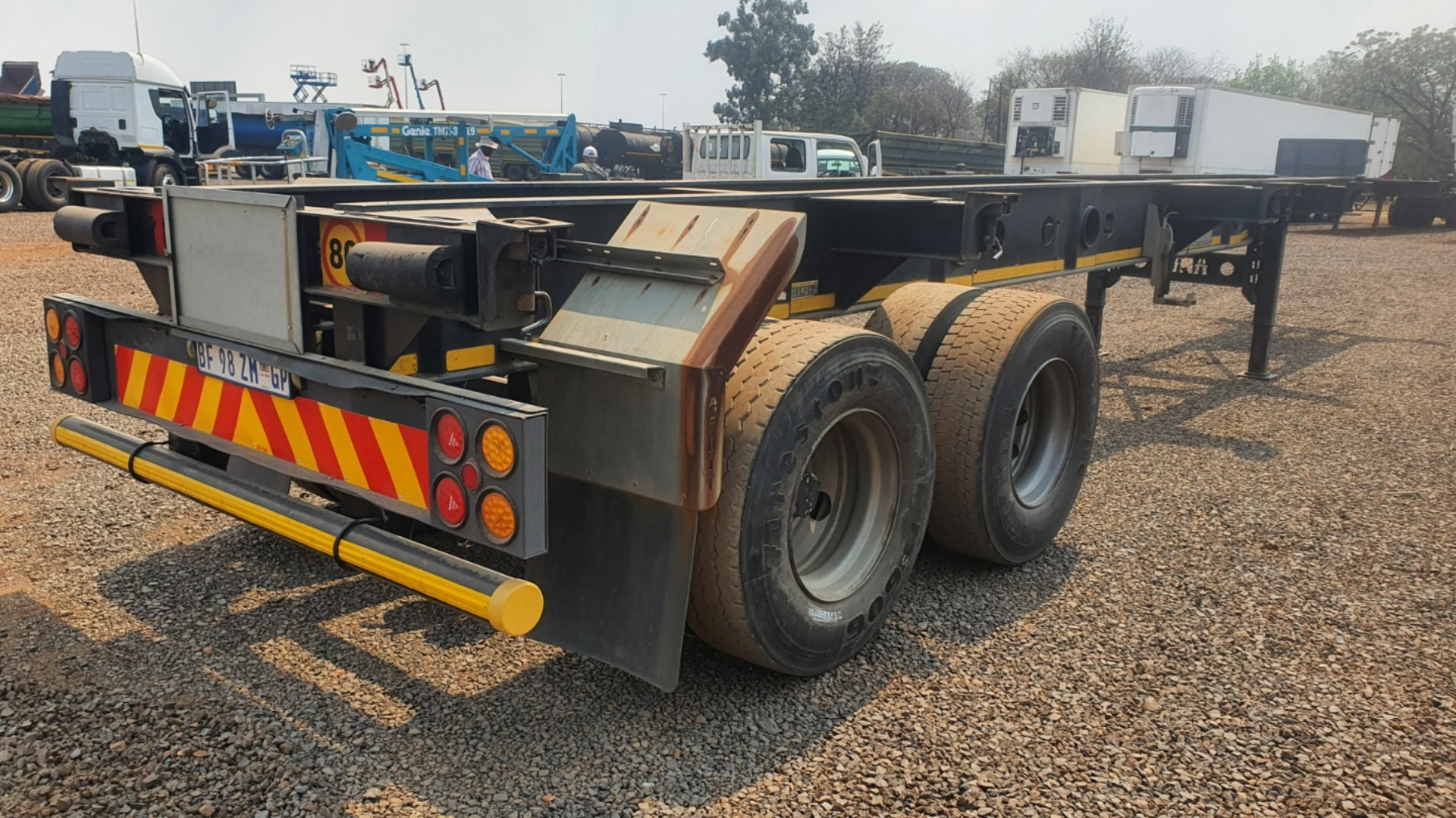 Trailers AFRIT DOUBLE AXLE SKELETAL WITH CONTAINER LOCKS for sale by WCT Auctions Pty Ltd  | Truck & Trailer Marketplaces
