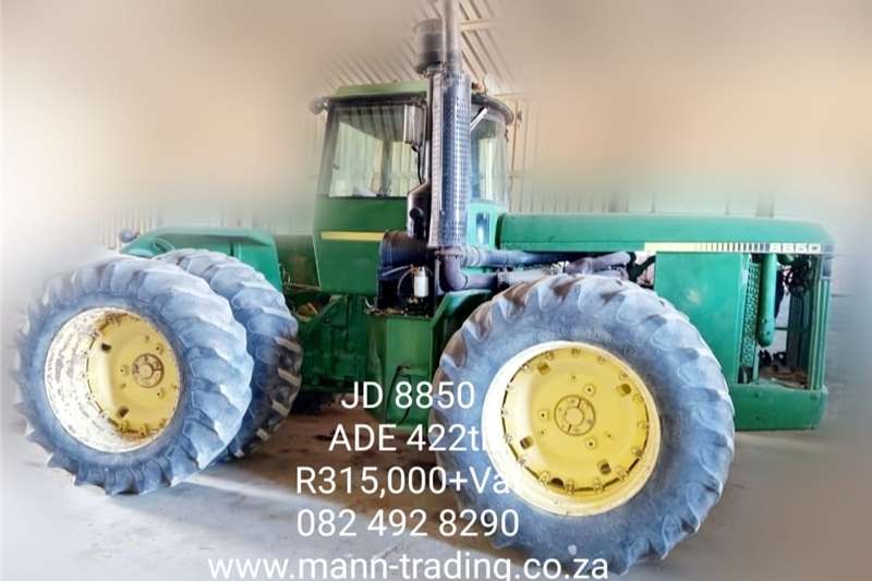 Tractors Other tractors John Deere 8850. ADE 422ti.