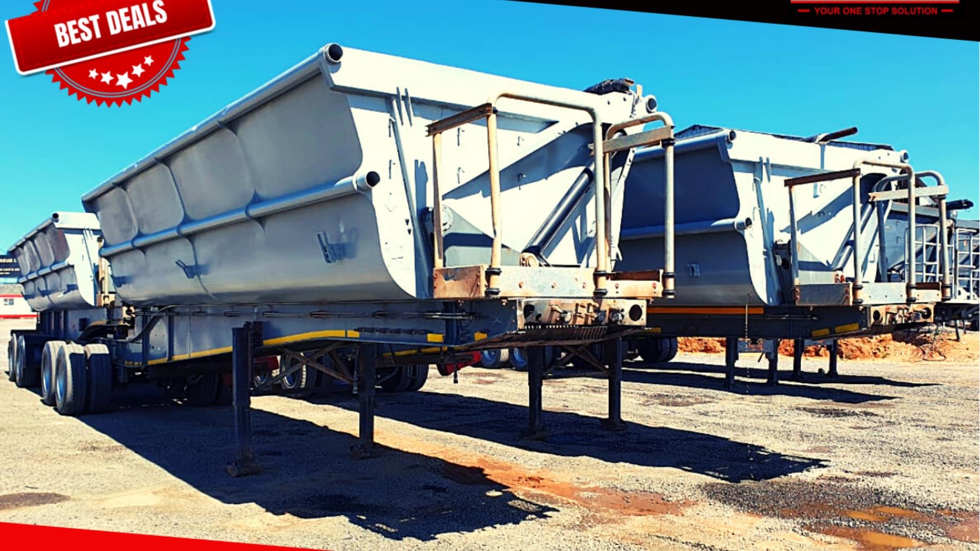 GRW Trailers Side tipper 2 X GRW 45 CUBE SIDE TIPPERS 2018 for sale by ZA Trucks and Trailers Sales | Truck & Trailer Marketplaces