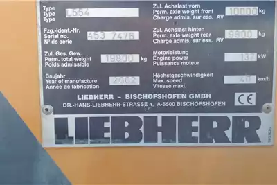 Liebherr Loaders L554 for sale by N12 Truck Yard | AgriMag Marketplace