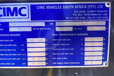 CIMC Trailers Side tipper 18m³ Interlink Side Tipper Trailer 2021 for sale by Atlas Truck Centre Pty Ltd | Truck & Trailer Marketplaces