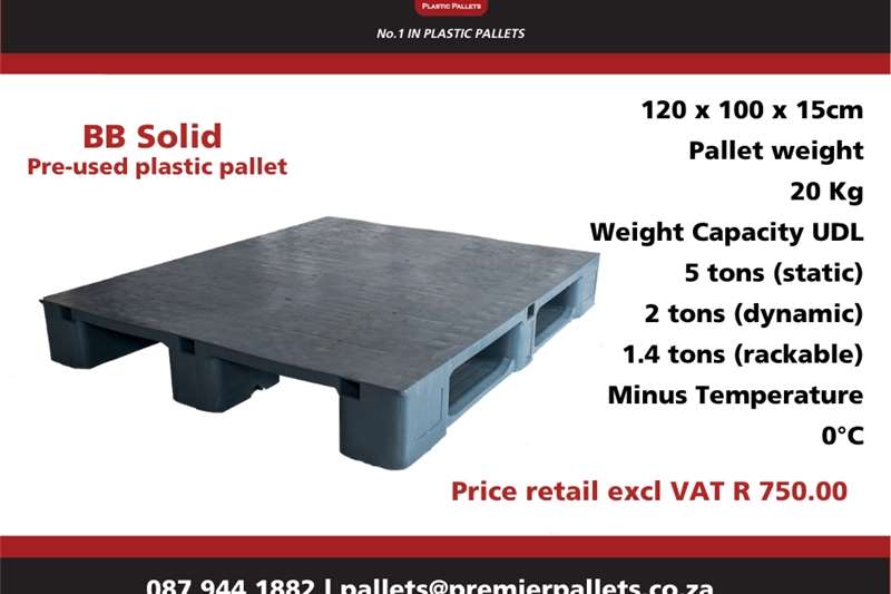 Packhouse equipment Pallets Plastic Pallets for sale for sale by Private Seller | AgriMag Marketplace