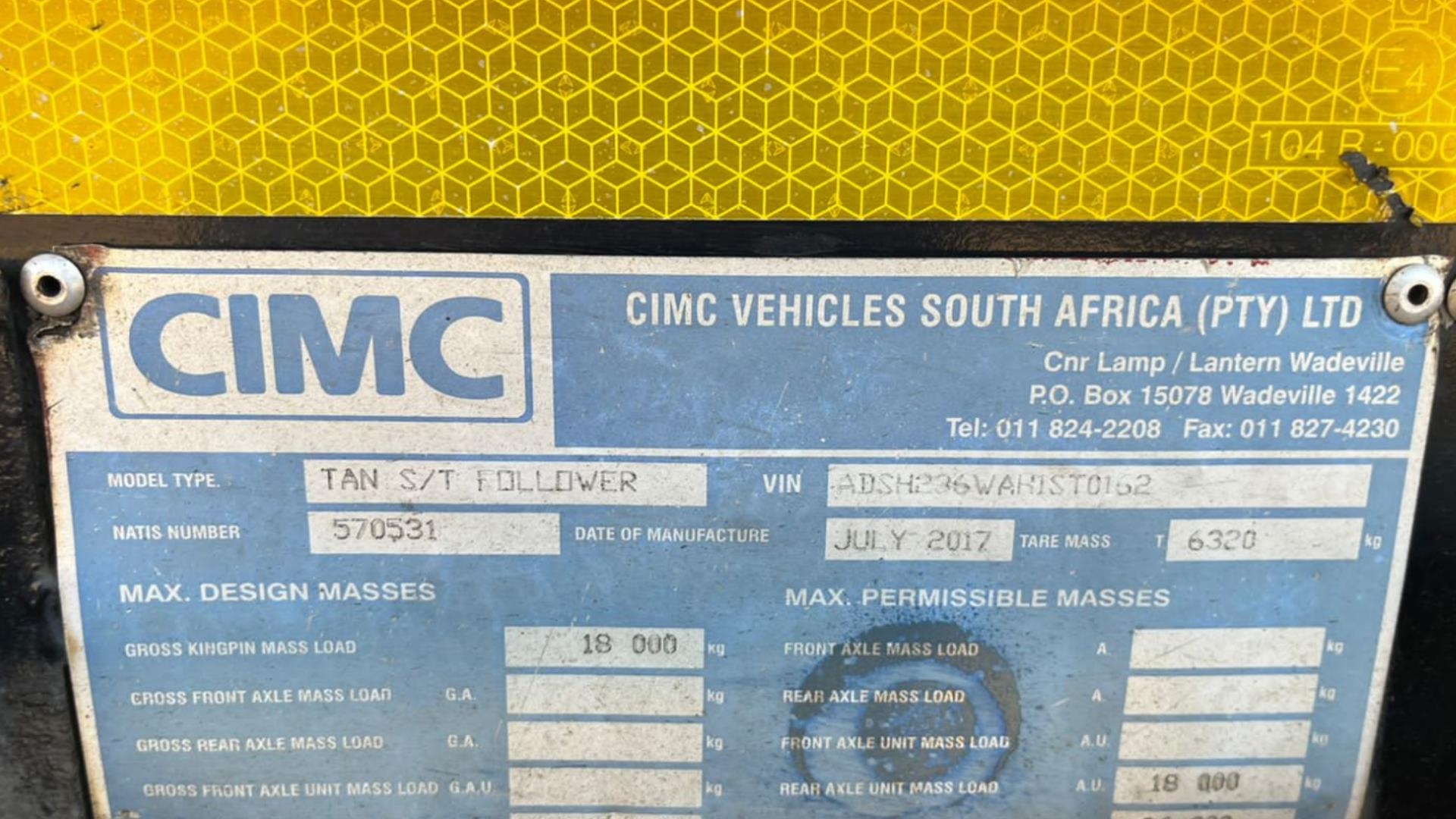 CIMC Trailers 2017 CIMC 40m3 2017 for sale by Truck and Plant Connection | Truck & Trailer Marketplaces