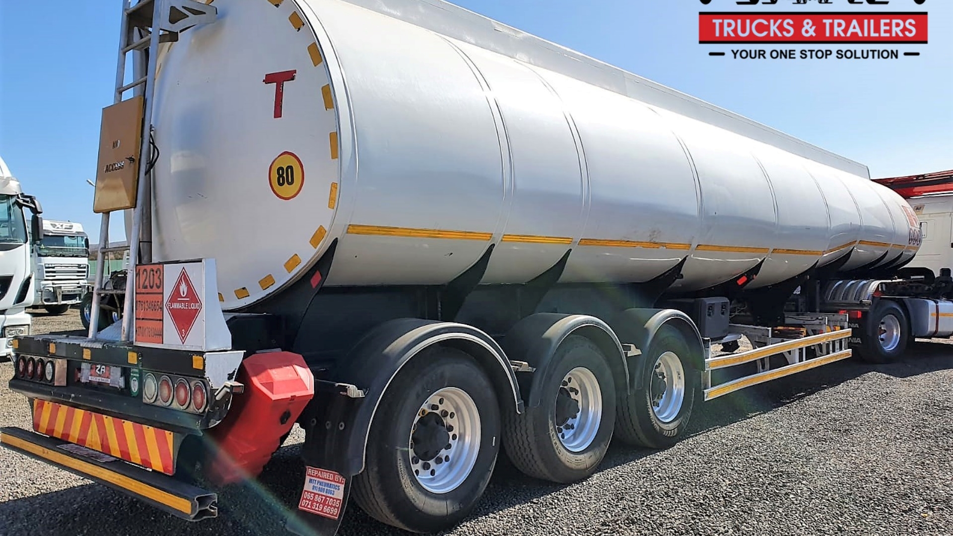 CTS Trailers Fuel tanker ATS TRI AXLE ALUMINIUM FUEL TANKER 2016 for sale by ZA Trucks and Trailers Sales | Truck & Trailer Marketplaces