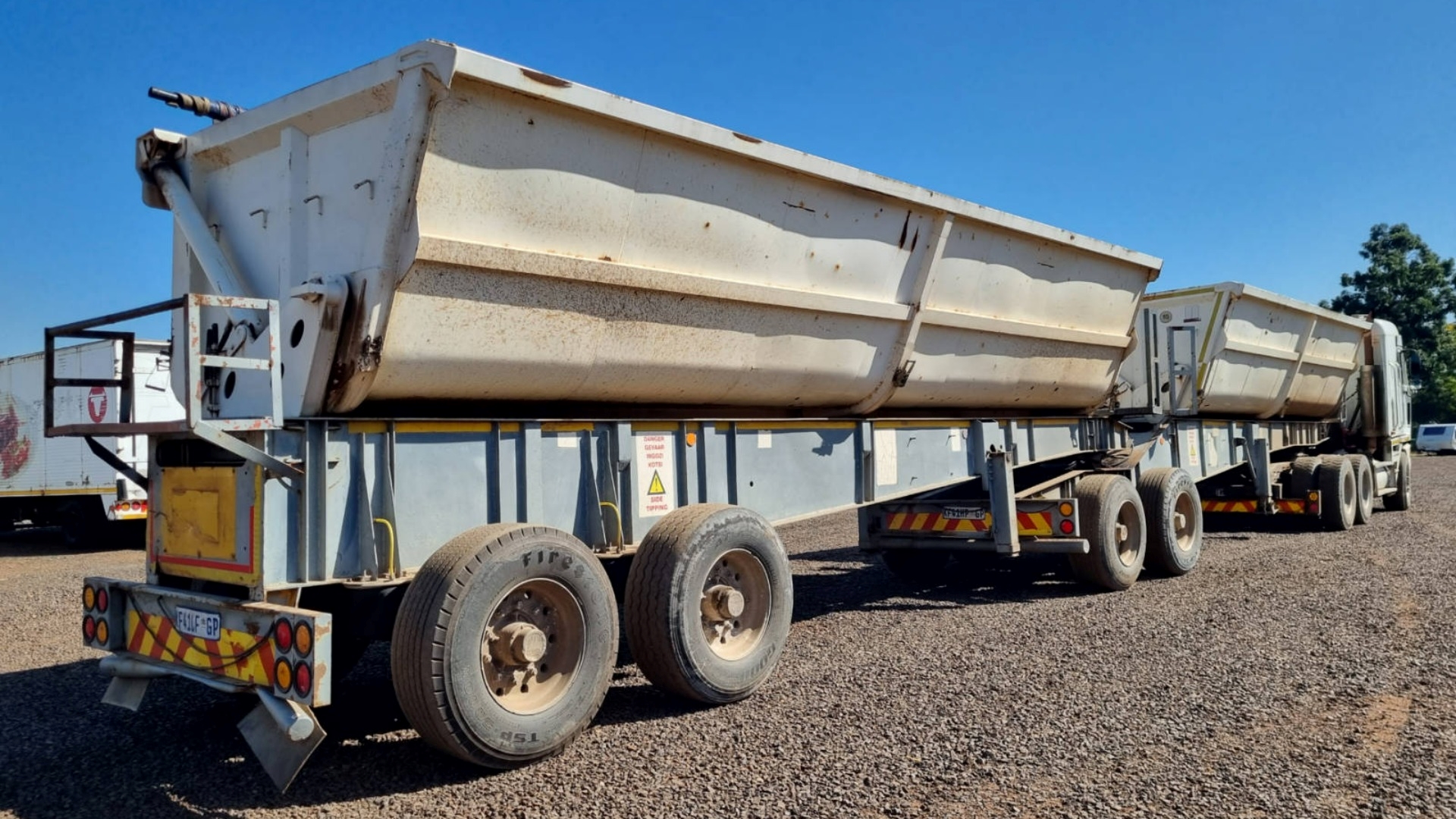 Trailers TOP TRAILER 45 CUBE SIDE TIPPER LINK for sale by WCT Auctions Pty Ltd  | Truck & Trailer Marketplaces