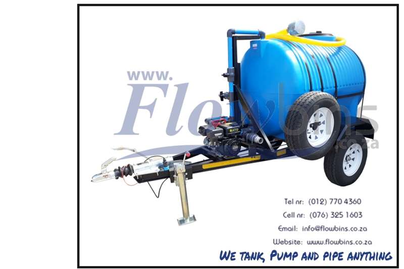 Other Agricultural trailers Water bowsers NEW 1500Lt Horizontal Water Bowser Trailer 2024 for sale by Flowbins | Truck & Trailer Marketplace