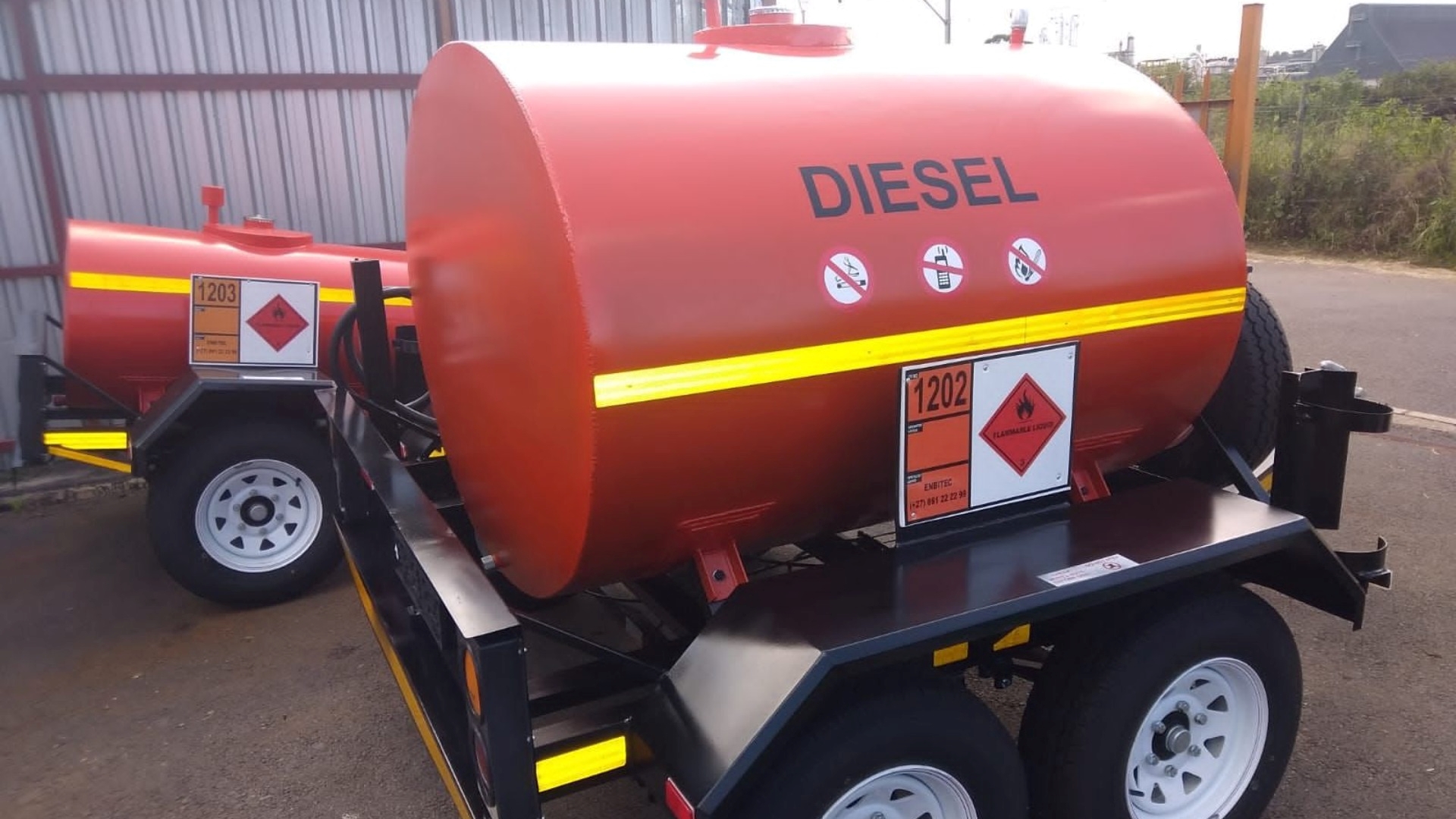 Custom Diesel bowser trailer 2000 LITRE HIGH GRADE MILD STEEL TANK  PRESSURE T 2022 for sale by Jikelele Tankers and Trailers   | Truck & Trailer Marketplaces