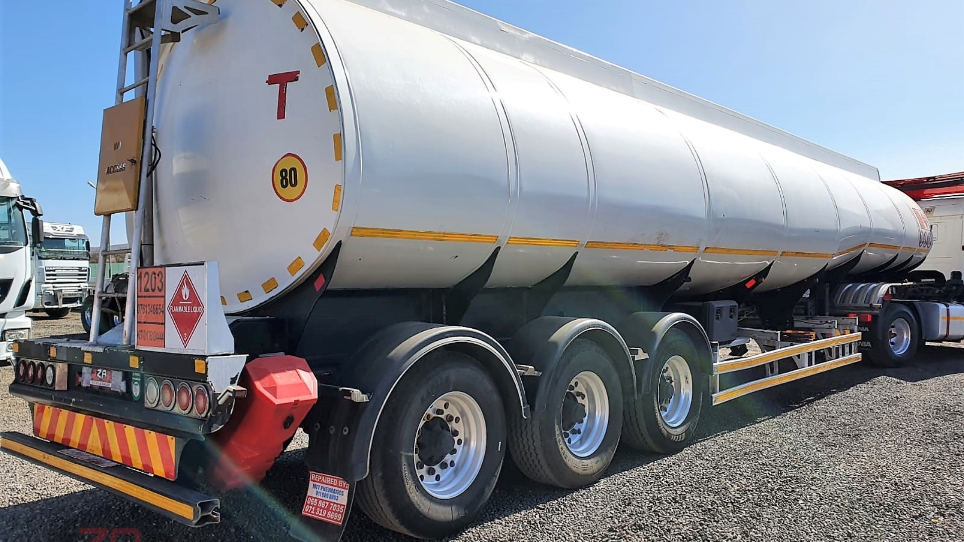 CTS Trailers Fuel tanker CTS ALUMINIUM  49 000L TRI AXLE FUEL TANKER 2016 for sale by ZA Trucks and Trailers Sales | Truck & Trailer Marketplaces