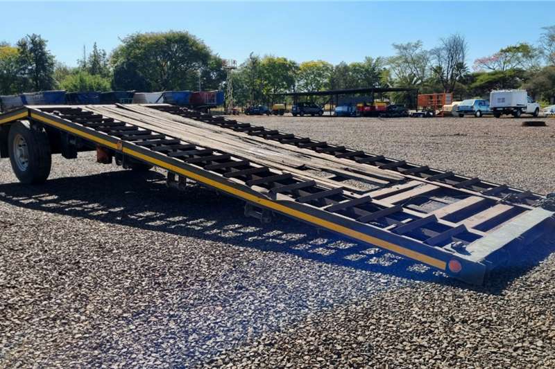 Trailers BUSAF BAUER SINGLE AXLE CONTAINER TRAILER