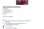 Haymaking and silage Round balers Welger RP205 Fixchamber Baler for sale by Private Seller | AgriMag Marketplace