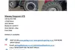 Tractors 4WD tractors Massey Ferguson 475 for sale by Private Seller | AgriMag Marketplace