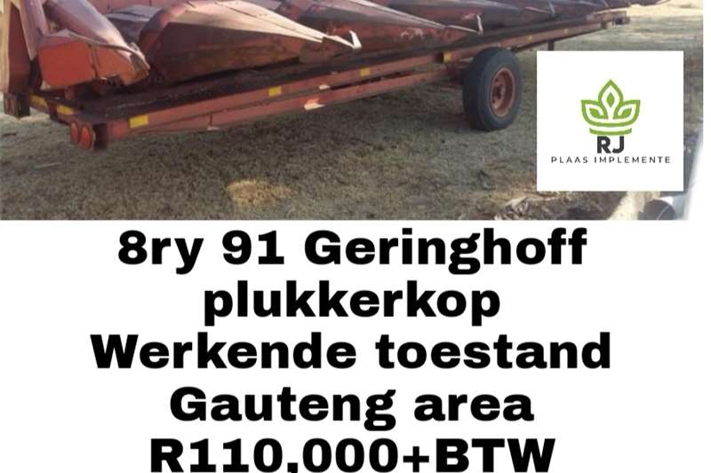 Other 8ry, 91 Geringhoff plukkerkop for sale by | AgriMag Marketplace