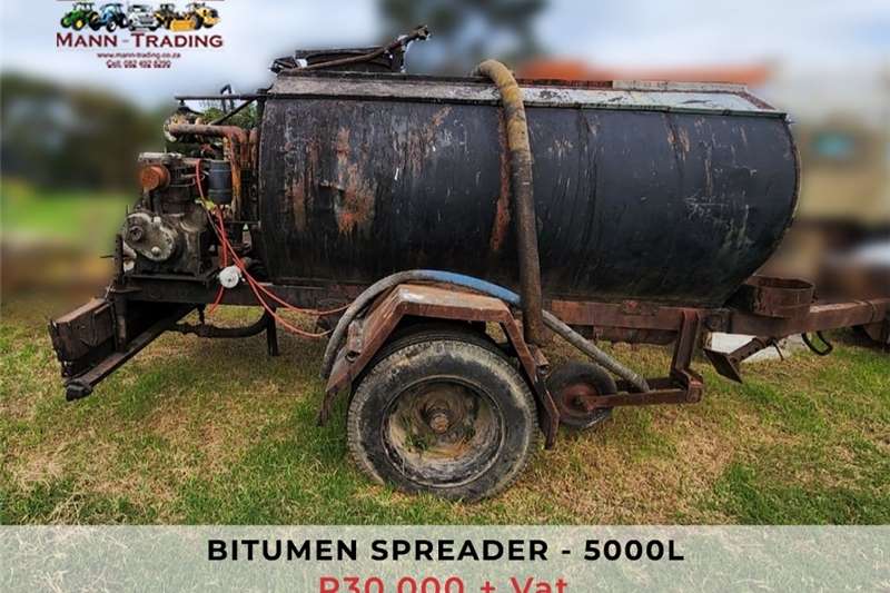Spreaders Fertiliser  Bitumen 5000L Fertilizer Spreader for sale by Private Seller | AgriMag Marketplace