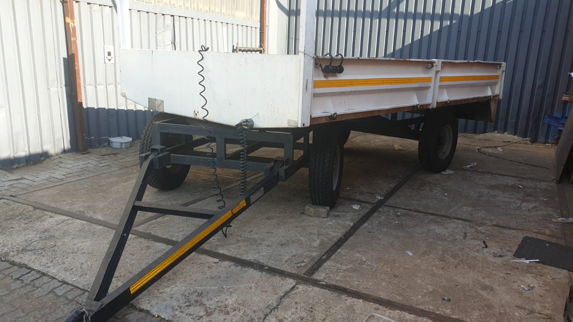 Drawbar 2 x 2021 Flat Deck Trailers with Dropsides 2021 for sale by Gauteng Diesel | Truck & Trailer Marketplaces
