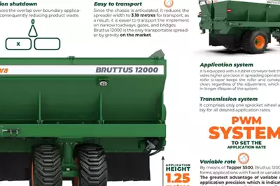 Stara Spreaders Fertiliser  BRUTTUS 12000 Contact Jimmy   076 135 6256 for sale by STUCKY AGRI EQUIPMENT | AgriMag Marketplace