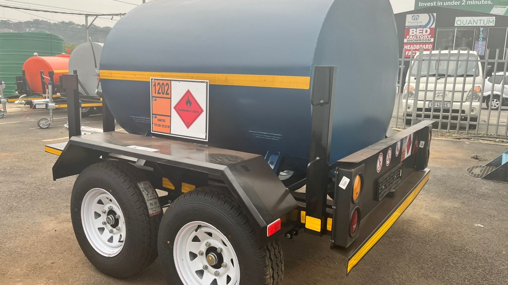 Custom Diesel bowser trailer 2000 LITRE HIGH GRADE DIESEL BOWSER 2023 for sale by Jikelele Tankers and Trailers | Truck & Trailer Marketplace