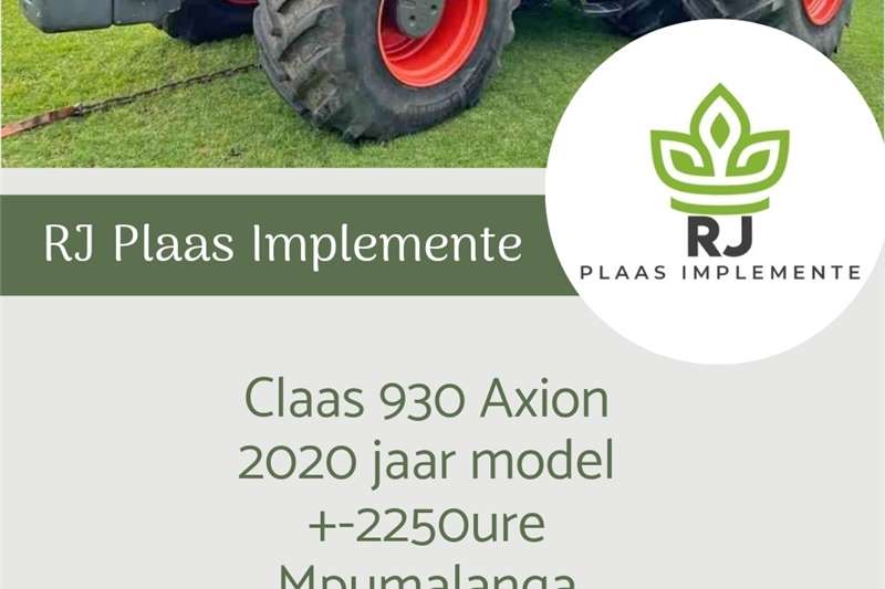 Tractors Autonomous tractors Claas 930 Axion ,jaar model 2020 for sale by Private Seller | Truck & Trailer Marketplace